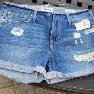 NWT Frame denim shorts